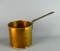 Antique 7” Copper Pot w/ Forged Iron Handle