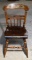 Beautifully Stenciled Ethan Allen Hitchcock Desk Chair, Can Be Used w/ Lot 19