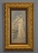 Antique 19th C. Two Tone Lithograph Fine Art Print, Mother & Daughter; Glazed & Framed