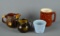 Lot of 4 Ceramic Antiques: Burley-Winter Mug, Stanfordware Creamer, Ridgway (England) Creamer