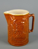 Antique Brown Glazed Burley-Winter (Crooksville, OH) 8.5” Ceramic Pitcher
