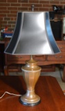 Vintage Classical Bronze Vasiform Table Lamp, Bronze Metal