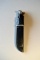 Buck 10” Hunting Knife w/ 5.75” Blade, Black Leather Holster, Eze Lap Diamond Stone