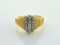 14K Yellow Gold & Diamond Ring, TCW = 0.45 Carat, Size 6.75