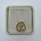 14K Yellow Gold & Sterling Silver Heart Pendant 17” Necklace, Made in Israel