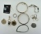 Lot of Sterling Silver Jewelry, 11 Pieces, 78.8 G