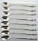 Set of 8 Towle “Sculptured Rose” Sterling Silver Iced Tea Spoons