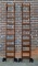 Pair of Rolling Wooden Library Ladders