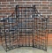 Wrought Iron 3-Panel Folding Trellis