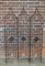 Wrought Metal 3 Panel Folding Trellis