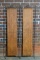 Pair of Wrought Metal & Rattan Wicker Garden Panels