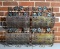 Pair of Wrought Metal Outdoor Garden Hanging Planters