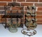 Lot of Metal Outdoor Decor As Shown