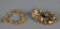 Lot of Chunky Slide Charm Costume Jewelry Bracelets