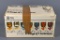 Set of Vintage Anchor Hocking 12 Days of Christmas Glasses