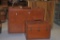 Lot of Old Samsonite Leather Suitcases