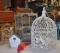 Lot of Wooden or Metal Bird Cages