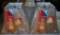 Pair of Medium Bronze Colored Lamp Shades, New In Package