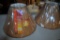 Pair of Large Bronze Colored Lamp Shades, New In Package
