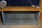 Shop Work Bench Counter with Wood Top and Metal Base w/ Storage