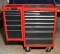 Red Husky Rolling Tool Box