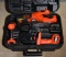 Black & Decker “Firestorm” Power Tool Set: Drill, Saw, Flashlight