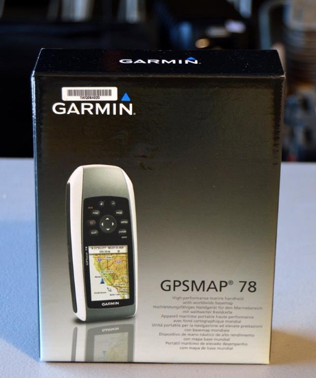 Garmin GPSMap 78 Handheld Gps Unit w/ Box, Instructions