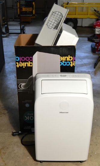 Hisense Portable Air Conditioner with Box, & Parts (model #: AP10CT1W)