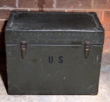 Vintage Army Machine Chest