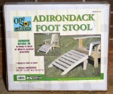 Adirondack Foot Stool NIB