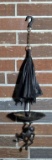 Umbrella Covered Bird Feeder w/ Whimsical Frog