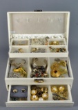 Lot of Costume Jewelry As Shown In Jewelry Box