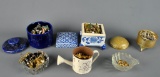 Lot of Costume Jewelry in Various Containers As Shown