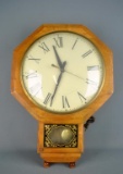 Vintage Electric Schoolhouse Wall Clock