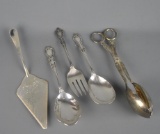 Lot of 5 Silver Plate Serving Pieces