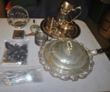 Lot of Silver Plate Items As Shown