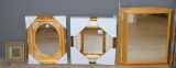 Lot of Gilt Wood Frame Wall Mirrors