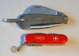 Wenger Swiss Camping Utility Knife, Smith & Wesson Self Defense Knife, Sharpening Stone