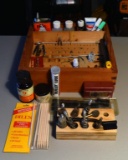 Reloader Supplies: Lot of Gun Cleaners, Oils, Brushes, Etc.