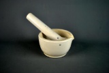 Coors USA Porcelain Mortar & Pestle
