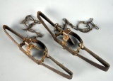 Pair of Old Metal Animal Traps
