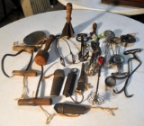 Lot of Primitive Antique Kitchen Goods