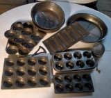 Lot of Primitive Antique Kitchen Goods