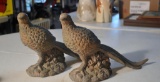 Pair of Ceramic Pheasants