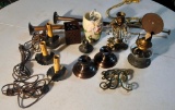 Lot of Vintage Brass / Lighting