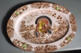 Vintage Ceramic Turkey Platter
