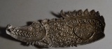 Pewter Gator Spoon Rest