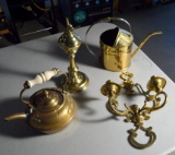 Lot of Antique Brass Goods