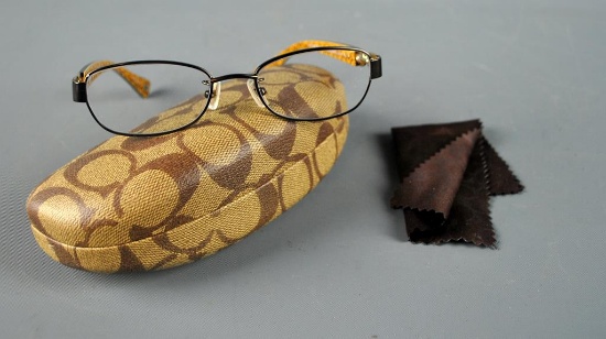 Pair of Ladies Coach Glasses Frames w/ Case