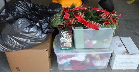 Lot of Miscellaneous Christmas Decor & Craft Supply